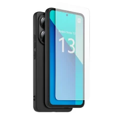 Coque arrière semi-rigide & Protège-écran en verre trempé pour REDMI note 13