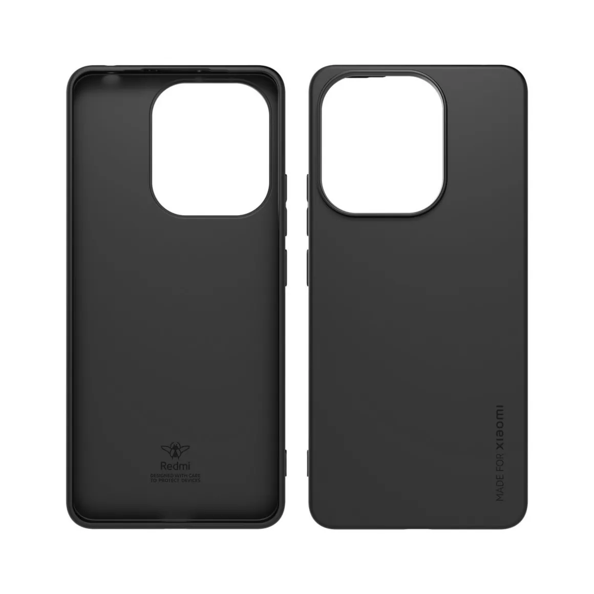 Coque arrière semi-rigide & Protège-écran en verre trempé pour REDMI note 13