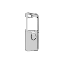 Coque avec anneau pour Samsung Z Flip 5 - Transparent