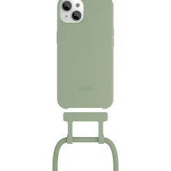 Coque avec cordon iPhone 14 Plus Tour de cou vert