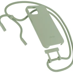 Coque avec cordon iPhone 14 Plus Tour de cou vert