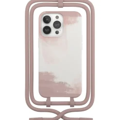 Coque avec cordon iPhone 13 Pro Tour de cou rouge