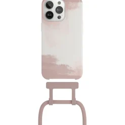 Coque avec cordon iPhone 13 Pro Tour de cou rouge