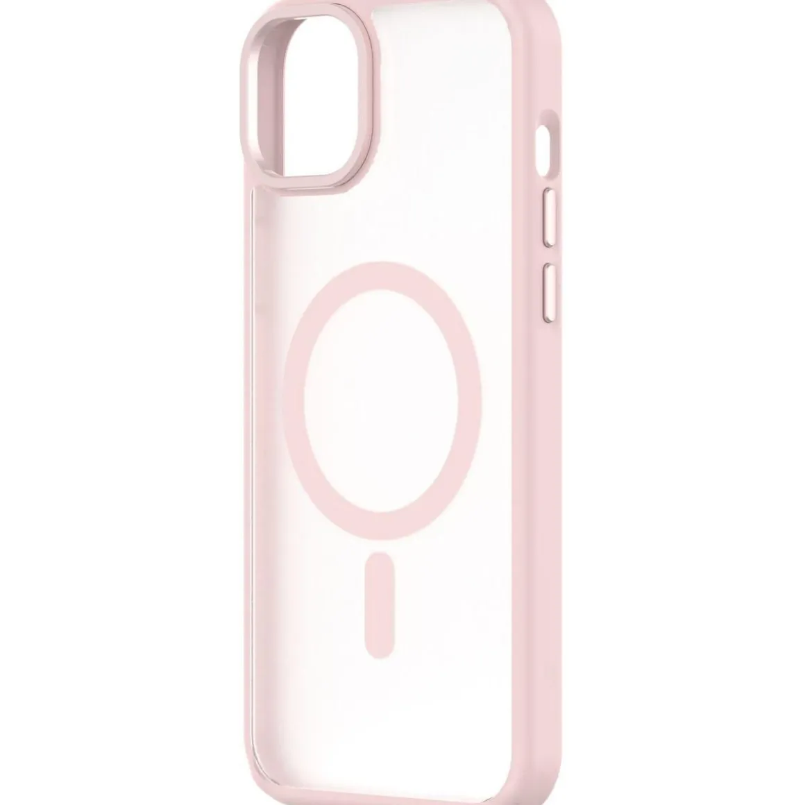 Coque bumper Iphone 15 Plus MagSafe Hybrid SNAP Rose
