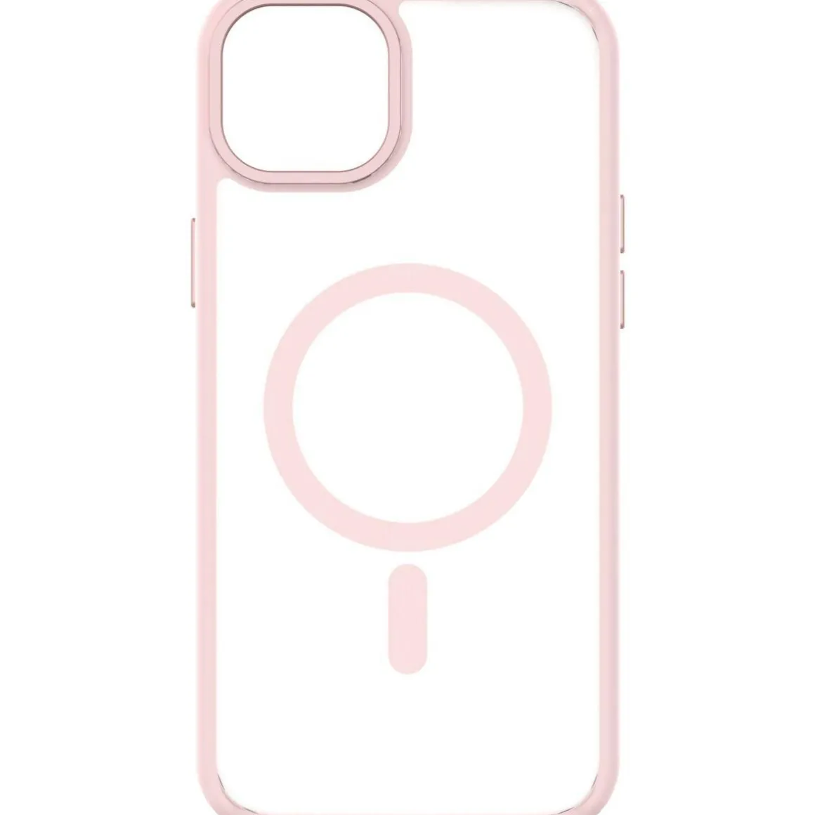 Coque bumper Iphone 15 Plus MagSafe Hybrid SNAP Rose