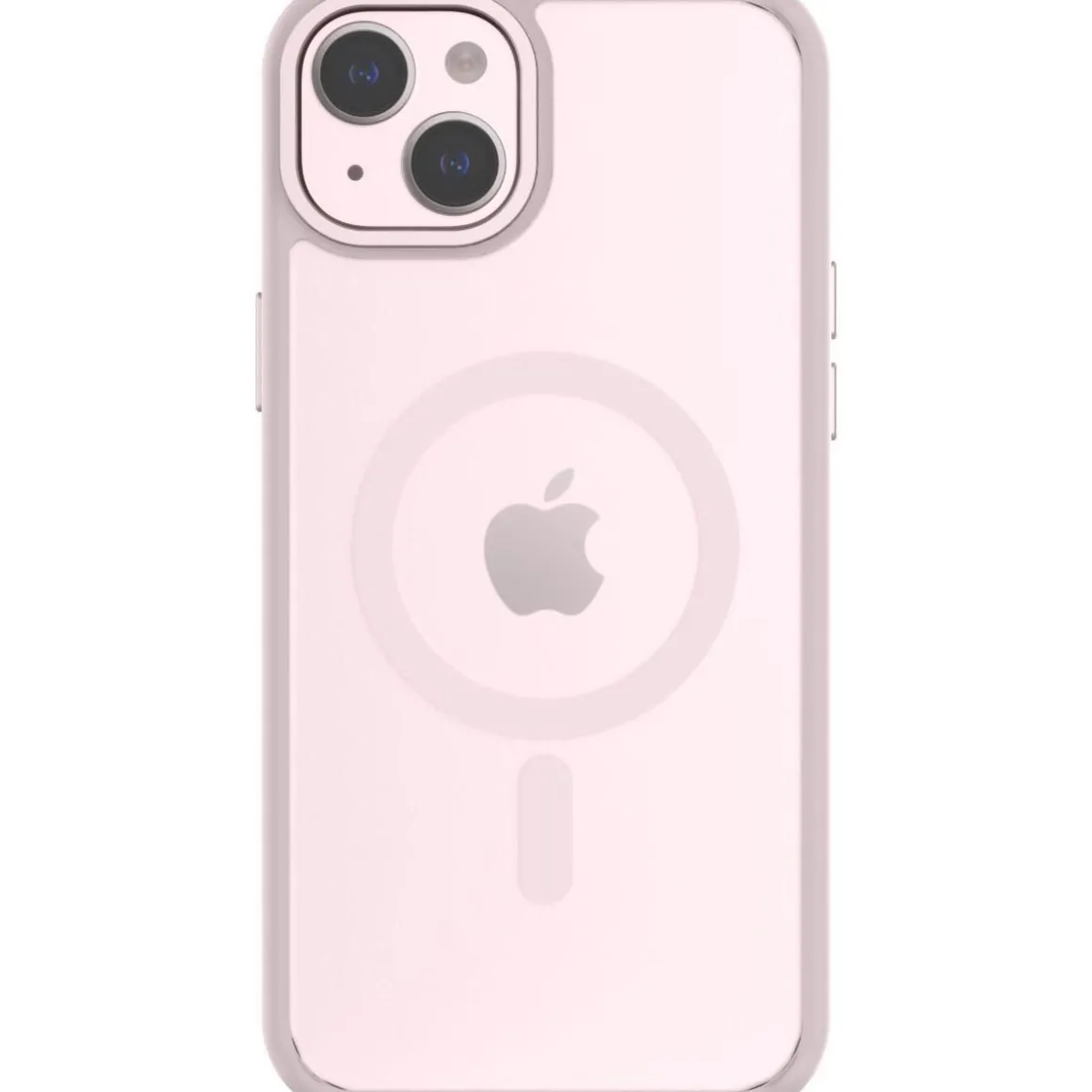 Coque bumper Iphone 15 Plus MagSafe Hybrid SNAP Rose