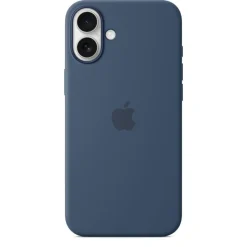 Coque iPhone 16 Plus MagSafe Denim silicone