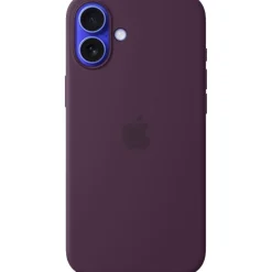 Coque iPhone 16 Plus MagSafe Prune silicone