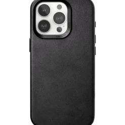 Coque iPhone 15 Pro Cuir noir