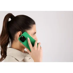 Coque iPhone 15 Pro Magsafe sillic. Vert flash