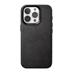 Coque iPhone 15 Pro Max Cuir noir