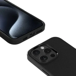 Coque iPhone 16 Pro noir Soft protect