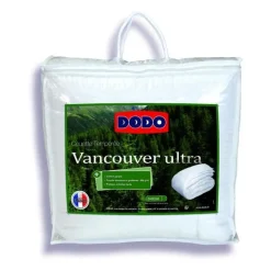 Couette 240 x 260 cm - DODO - Tempérée - 100% fibre polyester - Pour 2 personnes - Blanc