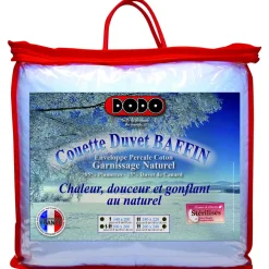 Couette chaude 85% plumettes 15% duvet BAFFIN 400 g/m²