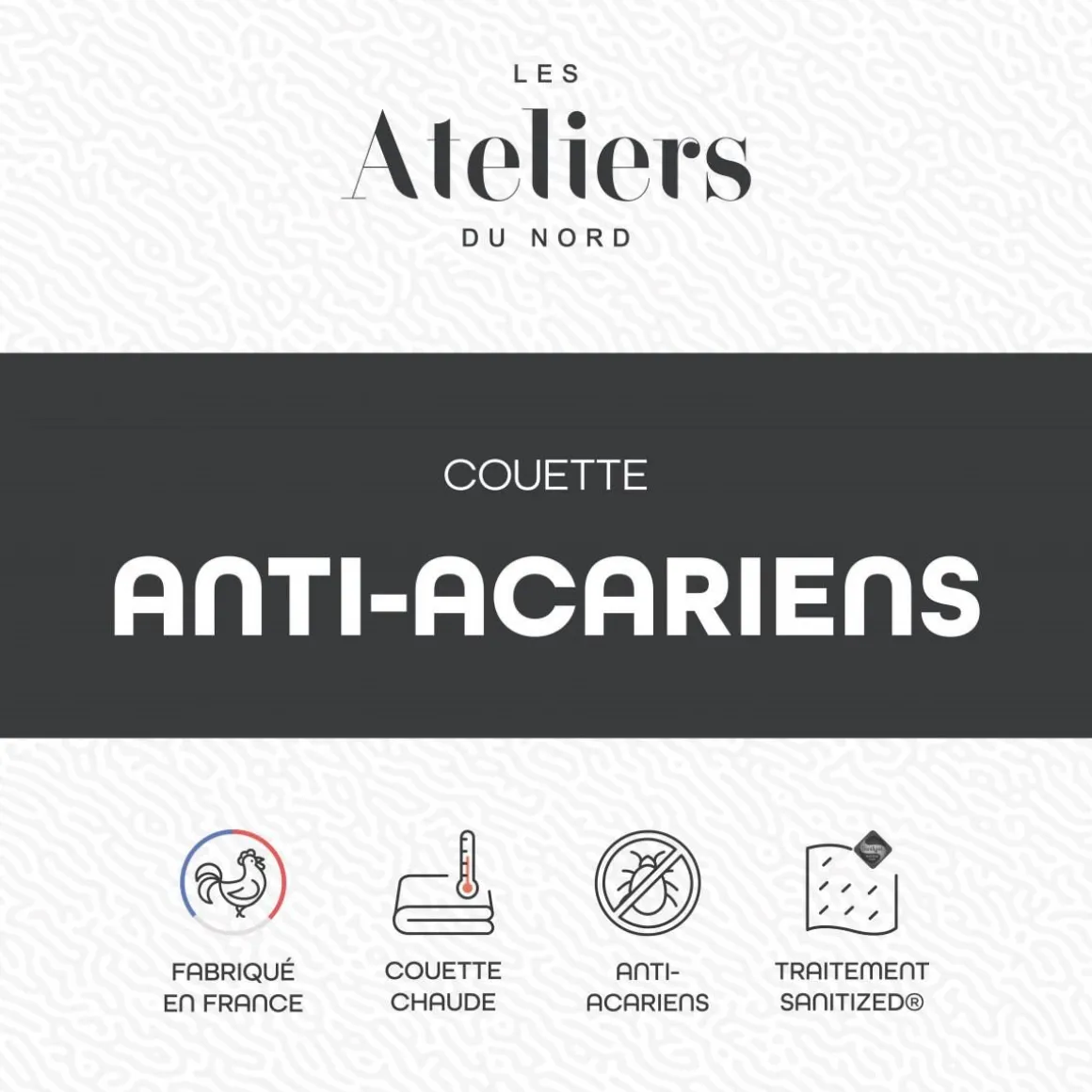 Couette Chaude Anti-acariens