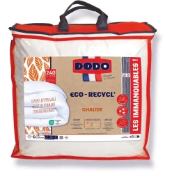 Couette chaude éco recyclée 400g/m²
