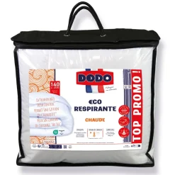 Couette Chaude Eco Respire Coton 400g