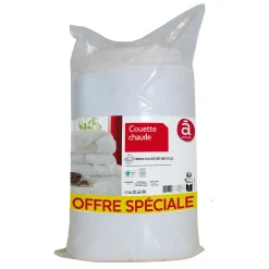 Couette chaude recyclée 400g/m²