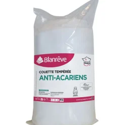 Couette tempérée en microfibre anti acariens 300 g/m²