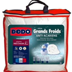 Couette très chaude anti acariens 500 g/m² GRANDS FROIDS