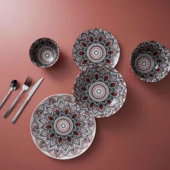 Coupelle en Céramique Mandala 22cl Orange