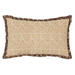 Coussin Déco à Volant Indie 38x58cm Beige