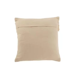Coussin Déco avec Franges Cosy 50x50cm Beige