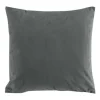 Coussin Déco en Velours Casual 40x40cm Gris