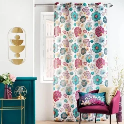 Coussin Déco Velours Winteria 30x50cm Bleu