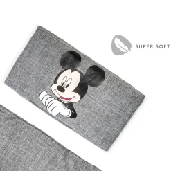 Coussin de chaise haute en bois Highchair Pad Deluxe Mickey Gris