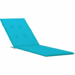 Coussin de chaise longue turquoise tissu oxford