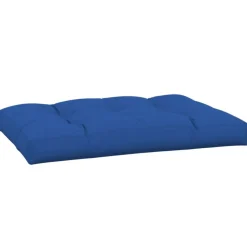 Coussin de palette bleu royal 120x80x12 cm tissu