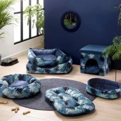 Coussin pour Chien & Chat Eden 69cm Bleu