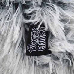 Coussin pour Chien & Chat Fluffy 100cm Blanc Chiné