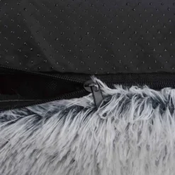 Coussin pour Chien & Chat Fluffy 100cm Blanc Chiné