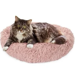 Coussin pour Chien & Chat Apaisant 60cm Rose