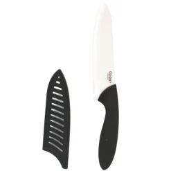 Couteau en Céramique Manche Soft 23cm Noir