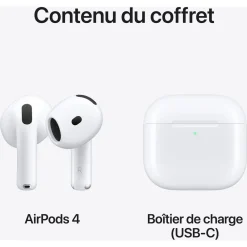 Écouteurs Airpods 4eme génération - blanc