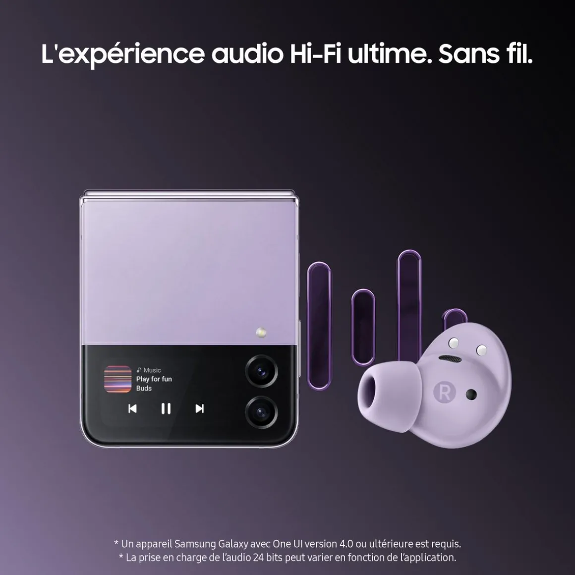 Écouteurs Galaxy Buds 2 Pro Buds avec Galaxy AI - Noir