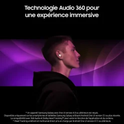 Écouteurs Galaxy Buds 2 Pro Buds avec Galaxy AI - Noir