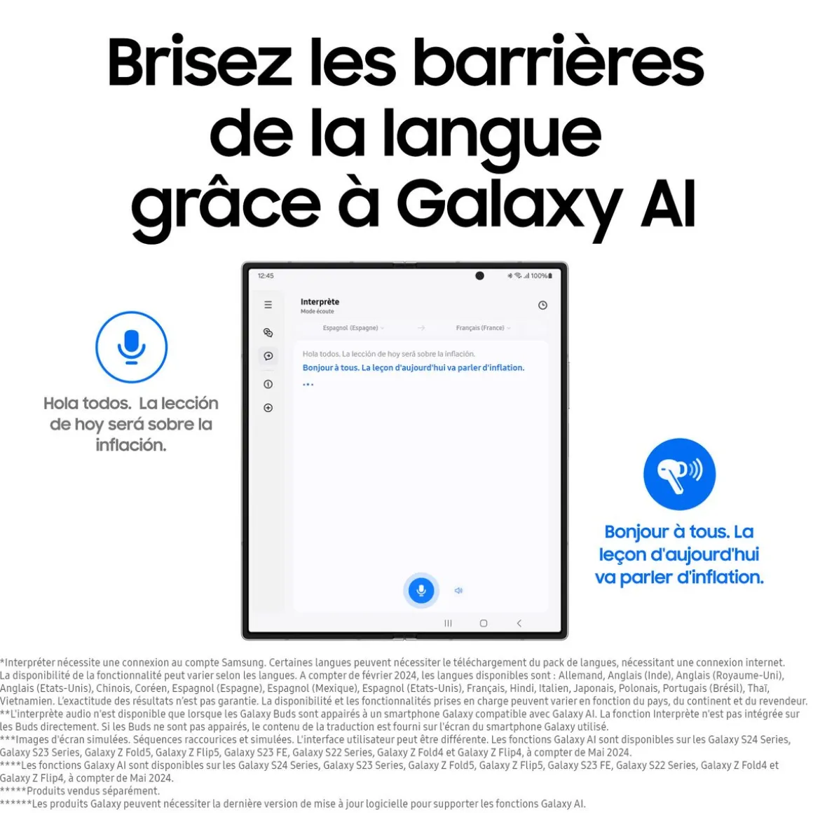 Écouteurs Galaxy Buds 3 Pro - Gris