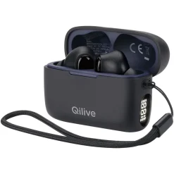 Écouteurs Q1225 TWS Sport LED - Noir