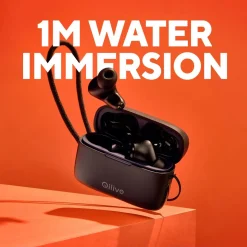 Écouteurs Q1225 TWS Sport LED - Noir