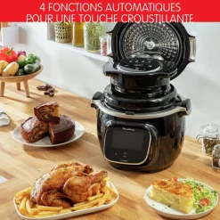 Couvercle Cookeo Extra Crisp EZ150800 - Noir