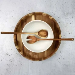 Couverts de Service Acacia 36cm Marron