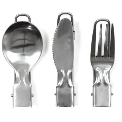 Couverts Pliables Facile à Emporter 8cm Argent