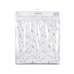 Couverture Bébé en Coton Océan 75cm Bleu