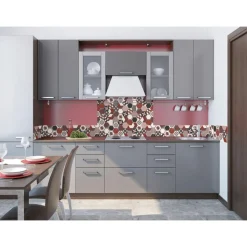 Crédence adhésive carreaux en aluminium Exa