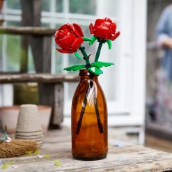 Creator 40460 Les Roses, Set de Fleurs Artificielles pour Filles et Garçons Dès 8 Ans, Décoration de Maison