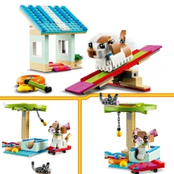 Creator 3en1 31155 La Roue du Hamster, Jouets Transformables pour Hamster avec Maison et Accessoires